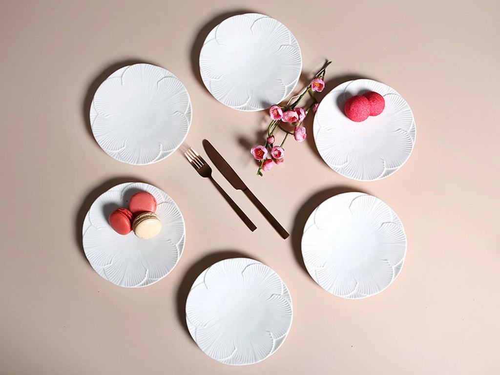 Porland Alumilite 6'lı Pasta Tabak Seti Çap 17cm